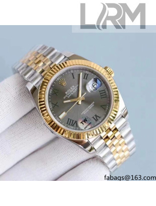Rolex Datejust Watch 41mm for Men 2022 Top Quality Silver/Gold/Grey